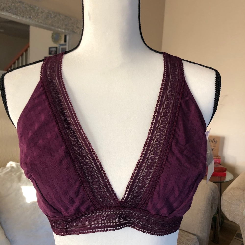 Saki silver bralette